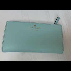 Kate Spade Tiffany Blue Mint Wallet For Bag Purse